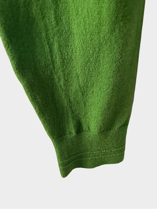 J. Crew Green Jackie Cardigan Button Front Cropped Knit Size M Preppy Coastal - Picture 4 of 12